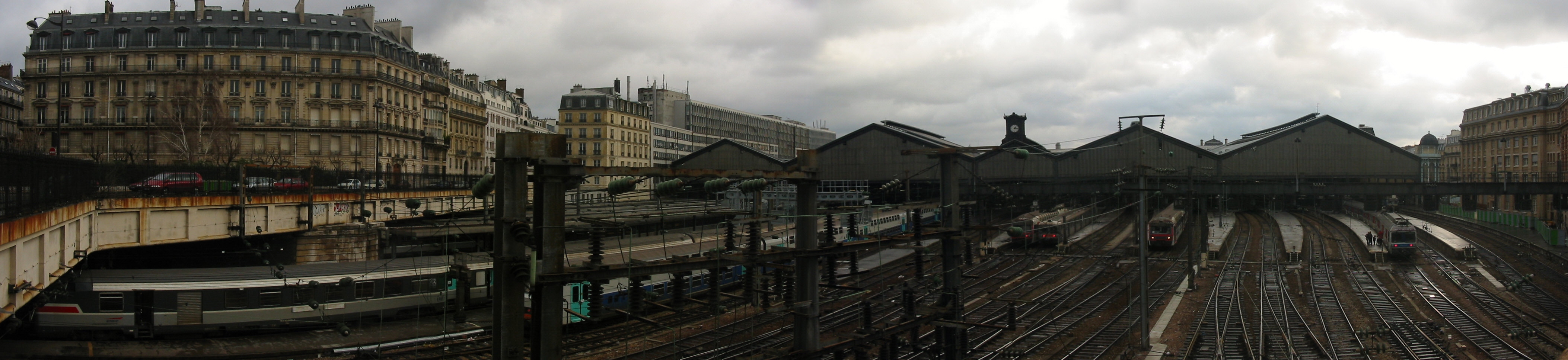 Panorama de la Gare Saint Lazare au 28 Dcembre 2003