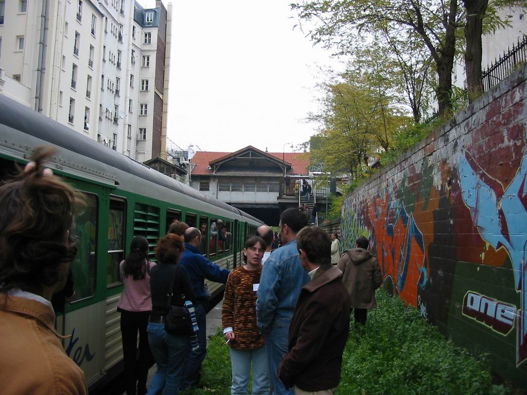 Vue sur la Gare de Boulevard Ornano au 09 Novembre 2003